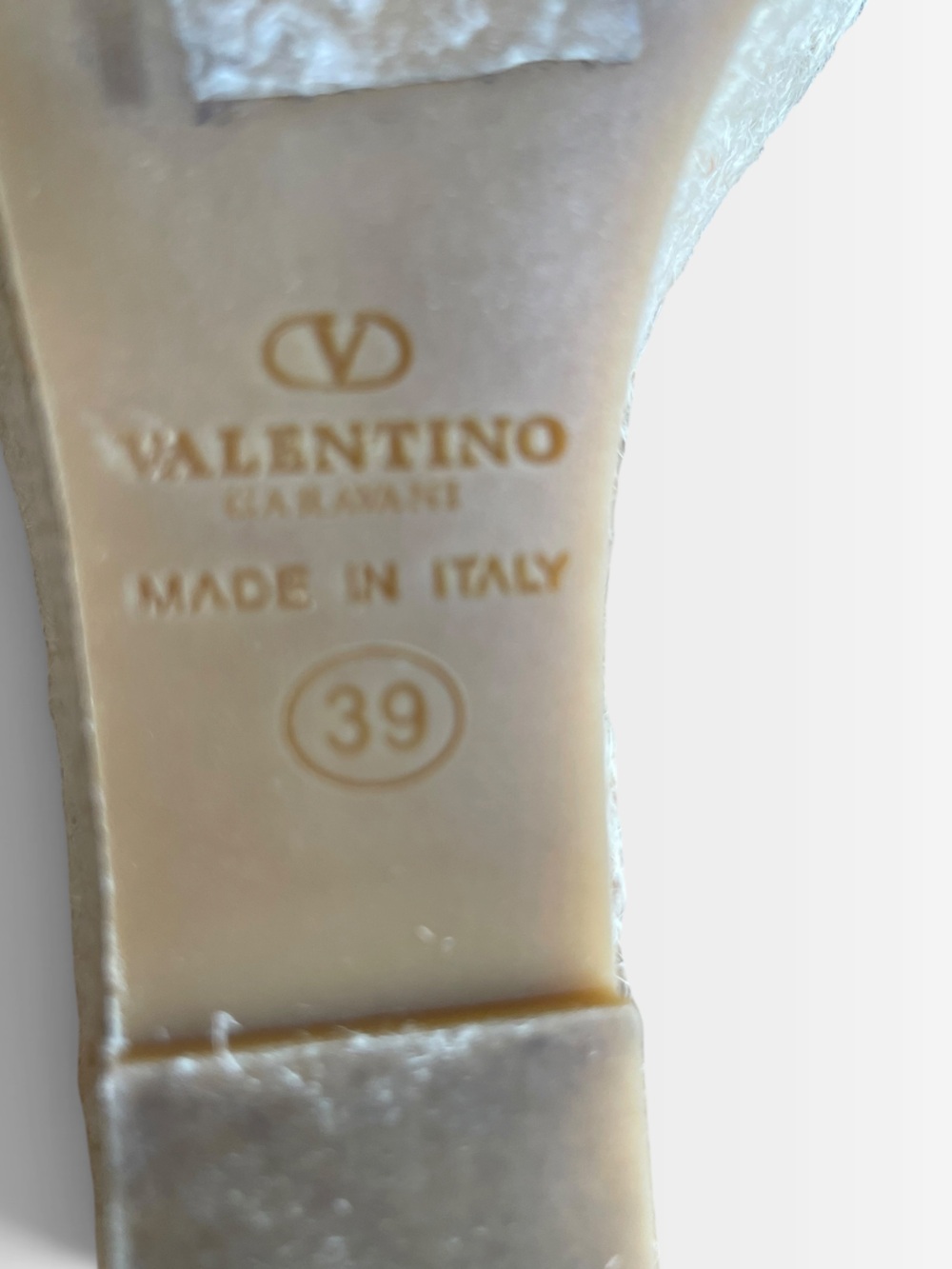 Valentino Mena Bow Patent Leather Wedge Espadrille Womens 8.5 39 Slide Sandals - Picture 11 of 13